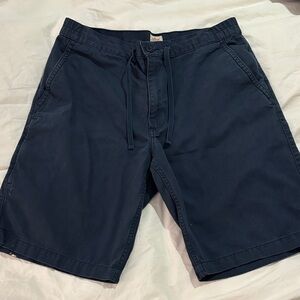 Dockers Men's Dark Blue Flat Front Shorts
